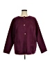 Susan Graver 100% Polyester Burgundy Jacket Size 1X - photo 1