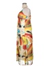 She's Cool 100% Polyester Print Yellow Cocktail Dress Size XL - photo 5