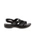 B.O.C 100% Leather Black Sandals Size 11 - photo 1