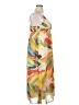 She's Cool 100% Polyester Print Yellow Cocktail Dress Size XL - photo 4