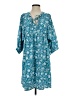 Assorted Brands 100% Polyester Paisley Teal Casual Dress Size S - photo 1