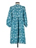 Assorted Brands 100% Polyester Paisley Teal Casual Dress Size S - photo 2