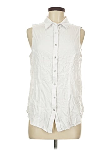 Kate & Mallory designs Sleeveless Button-Down Shirt (view 1)
