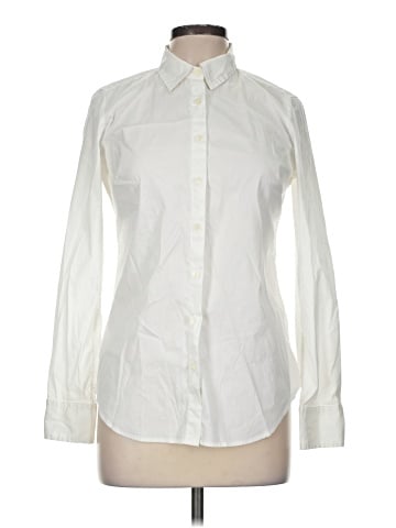 Ann Taylor Long Sleeve Button-Down Shirt (view 1)