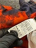 Shein Curve Tie-dye Orange Casual Skirt Size 12 Plus (0) - photo 5