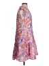 THML 100% Polyester Paisley Pink Cocktail Dress Size S - photo 4