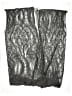 Mudd 100% Polyester Black Scarf One size - photo 1