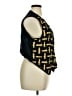 Allure 100% Cotton Yellow Black Sleeveless Blouse Size 1X - photo 4