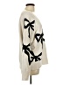 Express Animal Print Ivory Pullover Sweater Size L - photo 4