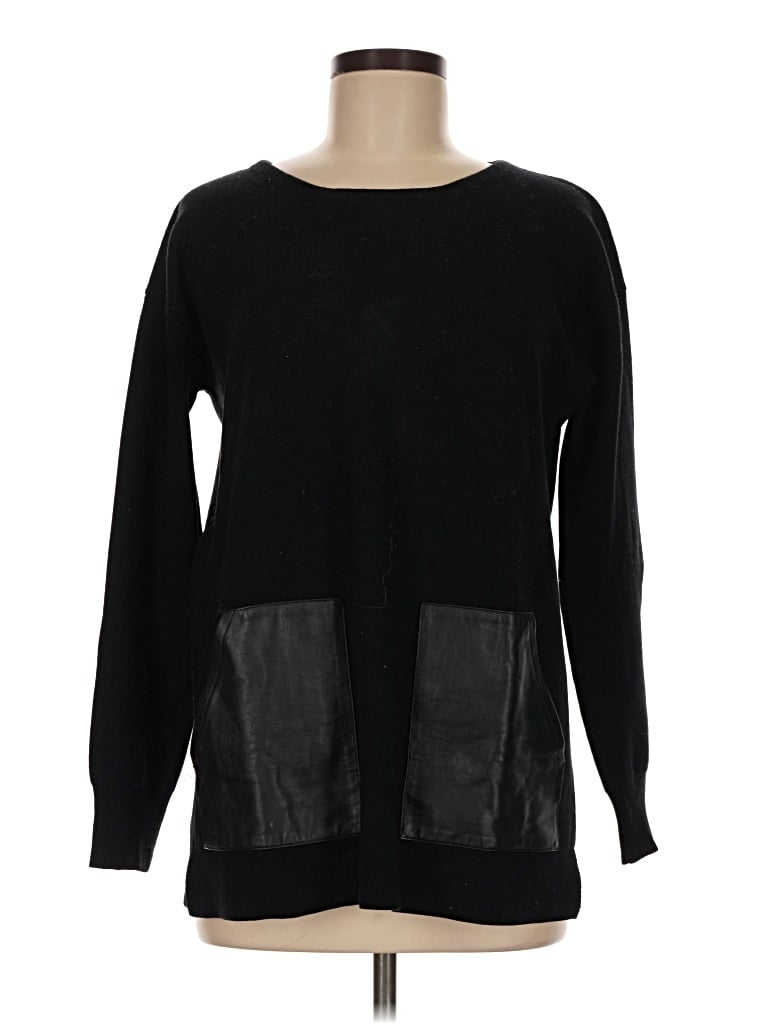 Pre-owned Jcrew Pullover Sweater In Black