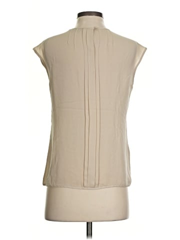 BCBGMAXAZRIA Sleeveless Silk Top (view 2)