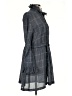 Cinq à Sept Plaid Gray Casual Dress Size XS - photo 4
