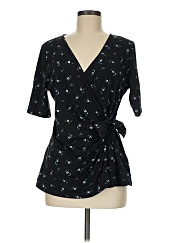 Lands' End Short Sleeve Blouse (view 1)