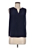 Daniel Rainn 100% Silk Blue Sleeveless Silk Top Size M (petite) - photo 1