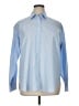 J. McLaughlin 100% Cotton Color Block Blue Long Sleeve Button-Down Shirt Size XL - photo 1