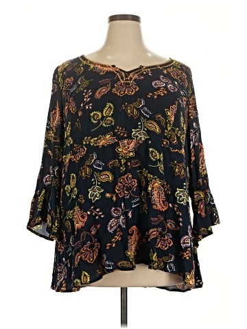 Magnolia Grace 3/4 Sleeve Blouse (view 1)