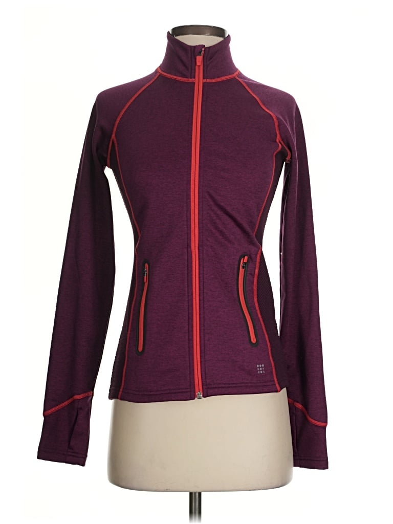 Pre-owned Title Nine Track Jacket In Purple