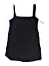 Leilani Solid Black Swimsuit Top Size 16 - photo 1