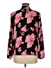 J.Crew 100% Polyester Floral Black Long Sleeve Blouse Size M - photo 2
