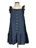 Universal Thread 100% Cotton Blue Casual Dress Size XS - photo 1