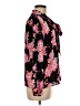 J.Crew 100% Polyester Floral Black Long Sleeve Blouse Size M - photo 4