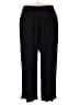 Unbranded Solid Black Casual Pants Size 22 - photo 1