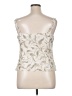 Karin Stevens 100% Polyester Ivory Sleeveless Blouse Size 16 - photo 2