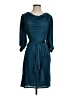 BCBGMAXAZRIA Runway 100% Polyester Teal Casual Dress Size XS - photo 1
