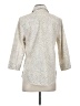 Chico's 100% Cotton Animal Print Ivory 3/4 Sleeve Button-Down Shirt Size Sm (0) - photo 2