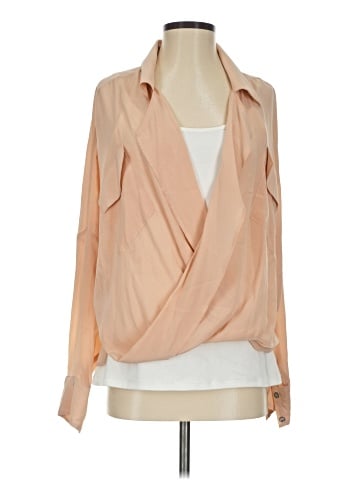 Funktional Long Sleeve Silk Top (view 1)