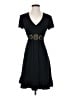 Apt. 9 Solid Black Casual Dress Size S - photo 1