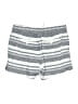 Athleta 100% Linen Stripes Gray Shorts Size 6 - photo 2