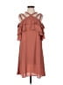 BCBGMAXAZRIA 100% Polyester Pink Casual Dress Size S - photo 1