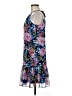 DressBarn 100% Polyester Floral Blue Casual Dress Size M - photo 5