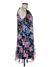 DressBarn 100% Polyester Floral Blue Casual Dress Size M - photo 4