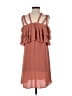 BCBGMAXAZRIA 100% Polyester Pink Casual Dress Size S - photo 2