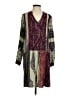 Tiny 100% Rayon Paisley Burgundy Casual Dress Size S - photo 1