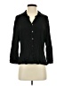 CP Shades 100% Rayon Black 3/4 Sleeve Button-Down Shirt Size S - photo 1