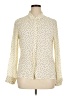Reformation 100% Viscose Polka Dots Ivory Long Sleeve Blouse Size XL - photo 1