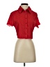 Shein Red Short Sleeve Blouse Size 4 - photo 1