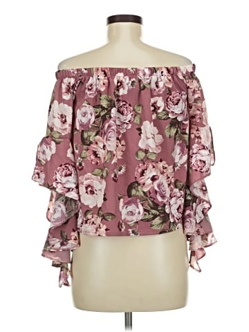 Polly & Esther 3/4 Sleeve Blouse (view 2)