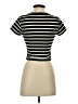 Atelier Stripes Ivory Short Sleeve Turtleneck Size S - photo 2