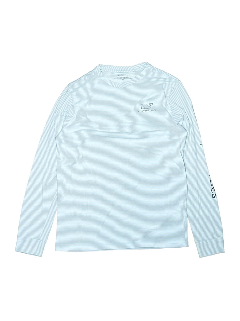 Pre-owned Vineyard Vines Kids' Long Sleeve T-shirt In Blue