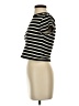 Atelier Stripes Ivory Short Sleeve Turtleneck Size S - photo 5