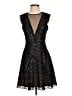 BCBGMAXAZRIA 100% Polyester Stars Black Cocktail Dress Size 4 - photo 1