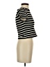 Atelier Stripes Ivory Short Sleeve Turtleneck Size S - photo 4