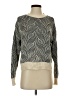 Shein 100% Acrylic Chevron-herringbone Ivory Pullover Sweater Size S - photo 1