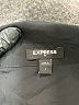 Express Outlet Black 3/4 Sleeve Button-Down Shirt Size L - photo 3