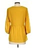 Antoinette 100% Polyester Yellow 3/4 Sleeve Blouse Size S - photo 2