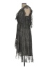 L'Agence Chevron-herringbone Gray Casual Dress Size 10 - photo 5